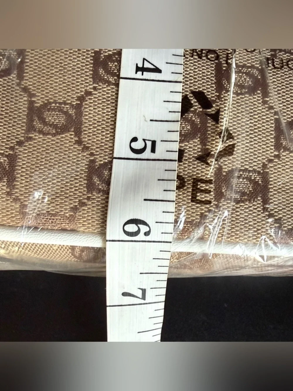 bebe Brown, White & Gold Logo Hobo Shoulder Bag with Coin Pouch - Picture 16 of 16
